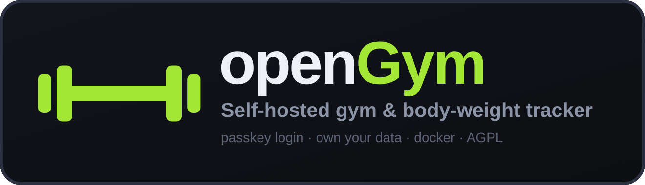 openGym 项目横幅