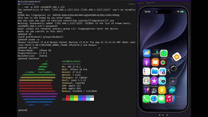 攻破 iPhone 的演示视频缩略图