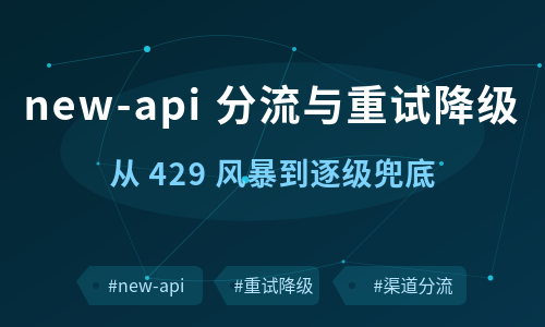 new-api 分流与重试降级实战：三个免费渠道如何做到逐级兜底
